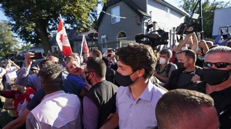 Man who threw gravel at Trudeau at 2021 campaign stop set to have sentencing hearing